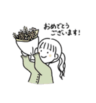 れいぎ正しい女の子たち（個別スタンプ：16）
