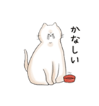 悩ましげな表情のねこ（個別スタンプ：13）