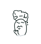 白黒落書きセリフ(なるほど、いいね他)（個別スタンプ：2）