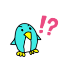 表情が変わらないペンギン（個別スタンプ：1）