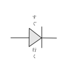 理系の記号(電子回路)（個別スタンプ：17）