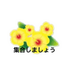 日のスタンプをハワイ風（個別スタンプ：33）