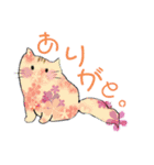 毛虫みたいなねこ。（個別スタンプ：3）