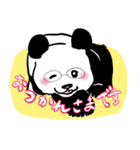 Glasses Panda(2) / メガネパンダ(2)（個別スタンプ：16）