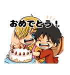 ONE PIECE 一味のゆるゆるスタンプ（個別スタンプ：25）