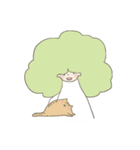 ブロッコリーヘアーの女の子 Ver.2（個別スタンプ：1）