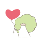ブロッコリーヘアーの女の子 Ver.2（個別スタンプ：5）