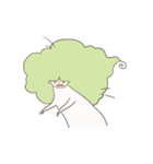 ブロッコリーヘアーの女の子 Ver.2（個別スタンプ：16）