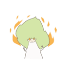 ブロッコリーヘアーの女の子 Ver.2（個別スタンプ：22）