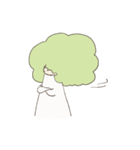ブロッコリーヘアーの女の子 Ver.2（個別スタンプ：25）