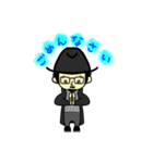 黒ハット（個別スタンプ：3）