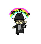 黒ハット（個別スタンプ：5）