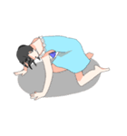 ポニテちゃん（肩出しワンピ）（個別スタンプ：6）