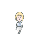 とても使える可愛い女の子のスタンプ（個別スタンプ：11）
