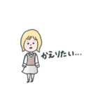 とても使える可愛い女の子のスタンプ（個別スタンプ：12）