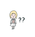 とても使える可愛い女の子のスタンプ（個別スタンプ：13）