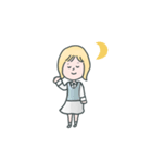 とても使える可愛い女の子のスタンプ（個別スタンプ：15）