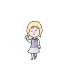 とても使える可愛い女の子のスタンプ（個別スタンプ：16）