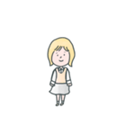 とても使える可愛い女の子のスタンプ（個別スタンプ：18）