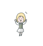 とても使える可愛い女の子のスタンプ（個別スタンプ：19）