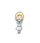とても使える可愛い女の子のスタンプ（個別スタンプ：23）