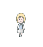 とても使える可愛い女の子のスタンプ（個別スタンプ：24）