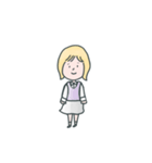 とても使える可愛い女の子のスタンプ（個別スタンプ：25）