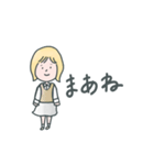 とても使える可愛い女の子のスタンプ（個別スタンプ：27）
