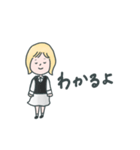 とても使える可愛い女の子のスタンプ（個別スタンプ：28）