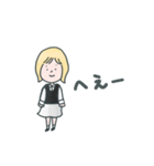 とても使える可愛い女の子のスタンプ（個別スタンプ：32）