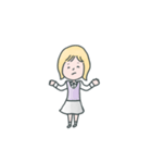 とても使える可愛い女の子のスタンプ（個別スタンプ：38）