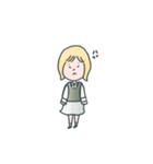 とても使える可愛い女の子のスタンプ（個別スタンプ：40）