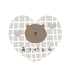 ゆるいクマのスタンプだよ（個別スタンプ：21）