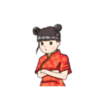 パンダ女の子スタンプ（個別スタンプ：39）