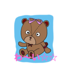 クマのラヴィ〜☆挨拶物語☆☆（個別スタンプ：2）