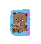 クマのラヴィ〜☆挨拶物語☆☆（個別スタンプ：3）