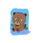 クマのラヴィ〜☆挨拶物語☆☆（個別スタンプ：4）