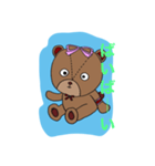 クマのラヴィ〜☆挨拶物語☆☆（個別スタンプ：8）