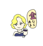 観劇するオタクのスタンプ（個別スタンプ：8）