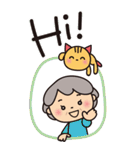 ばぁば❤︎LINE始めました❤︎Big [英語]（個別スタンプ：20）