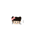 無機質な女の子？（個別スタンプ：3）