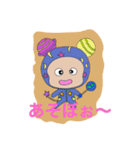 宇宙飛行士を夢見るワァム！！挨拶物語☆☆（個別スタンプ：2）