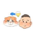 さくちゃんとまろしさん（個別スタンプ：3）