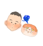 さくちゃんとまろしさん（個別スタンプ：7）