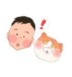 さくちゃんとまろしさん（個別スタンプ：8）