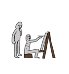美術を学ぶ者たち 2（個別スタンプ：8）