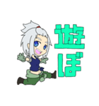 ラムネ好きの女の子（個別スタンプ：9）