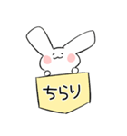 ぽけうさ（個別スタンプ：5）