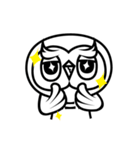 あんにゅいフクロウ ニタマルLINEスタンプ2（個別スタンプ：5）