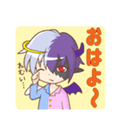 デビ天くんとリベルくん（個別スタンプ：1）